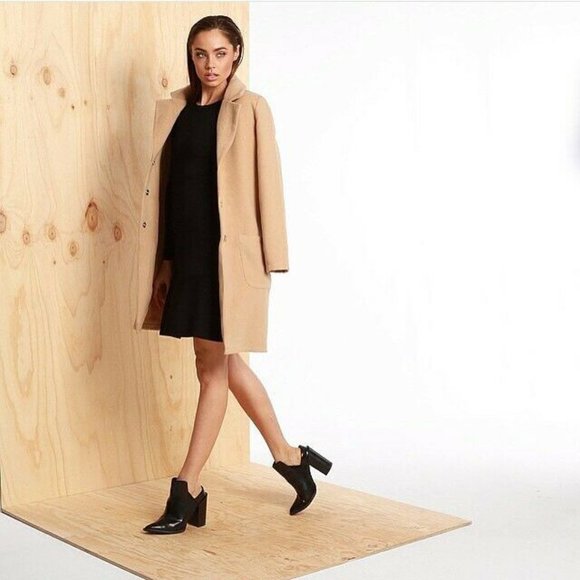 Madison Square Socialite Coat NEW with Tags Size S Camel Autumn Winter Chic - Picture 8 of 9